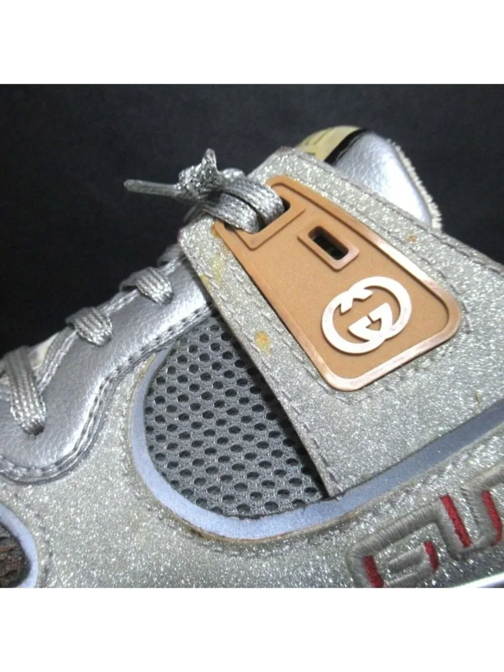 Gucci Ultra Space Glitter Sneakers Shoes 9